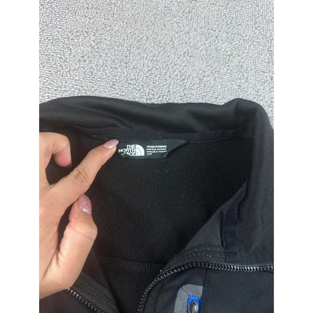 North Face Pullover Men S Black Canyonlands 1/2 Zip Fleece Active CUG0 Hiking